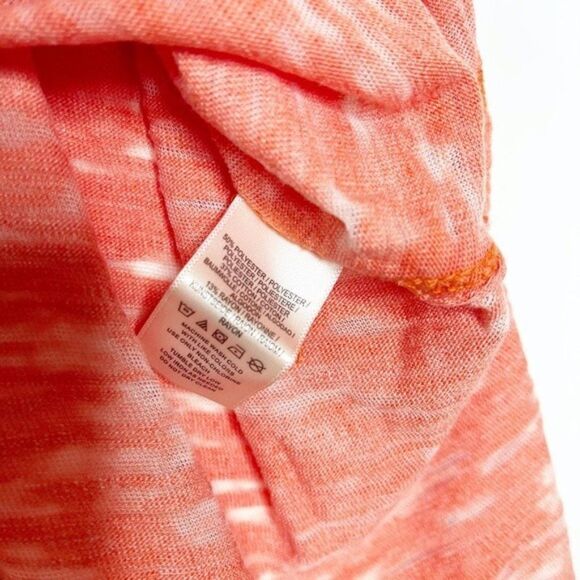 FREE PEOPLE Orange Burnout Tee - Picture 6 of 8